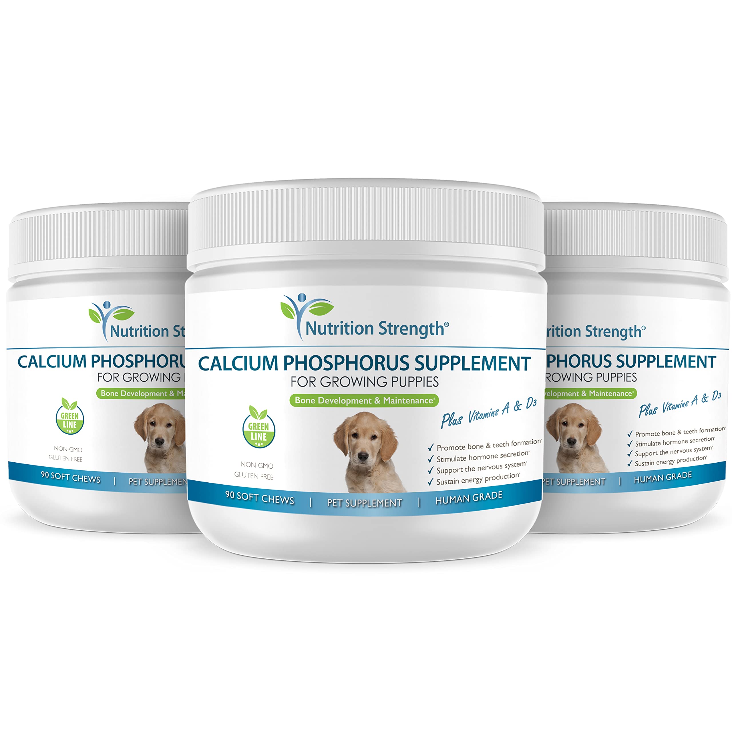 90 soft chews bottle for dog bone support