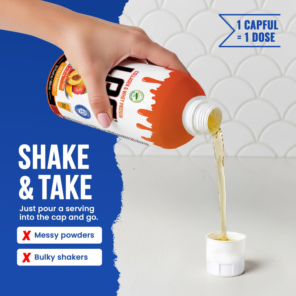 Nutritional Designs LPS Liquid Collagen lid-close shot highlighting ready-to-drink format