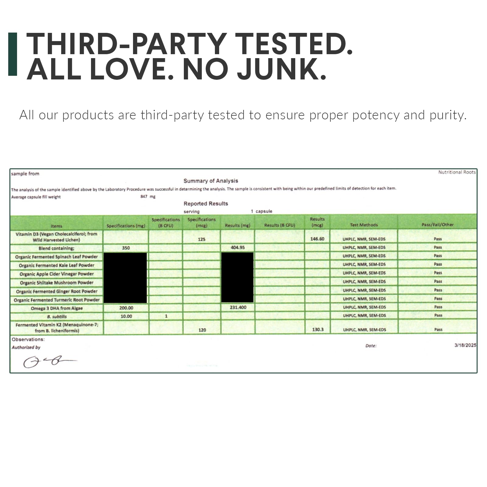 Active lifestyle scene featuring Nutritional Roots supplements