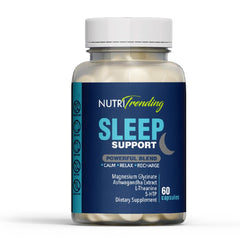 NutriTrending Sleep Support bottle on a clean surface