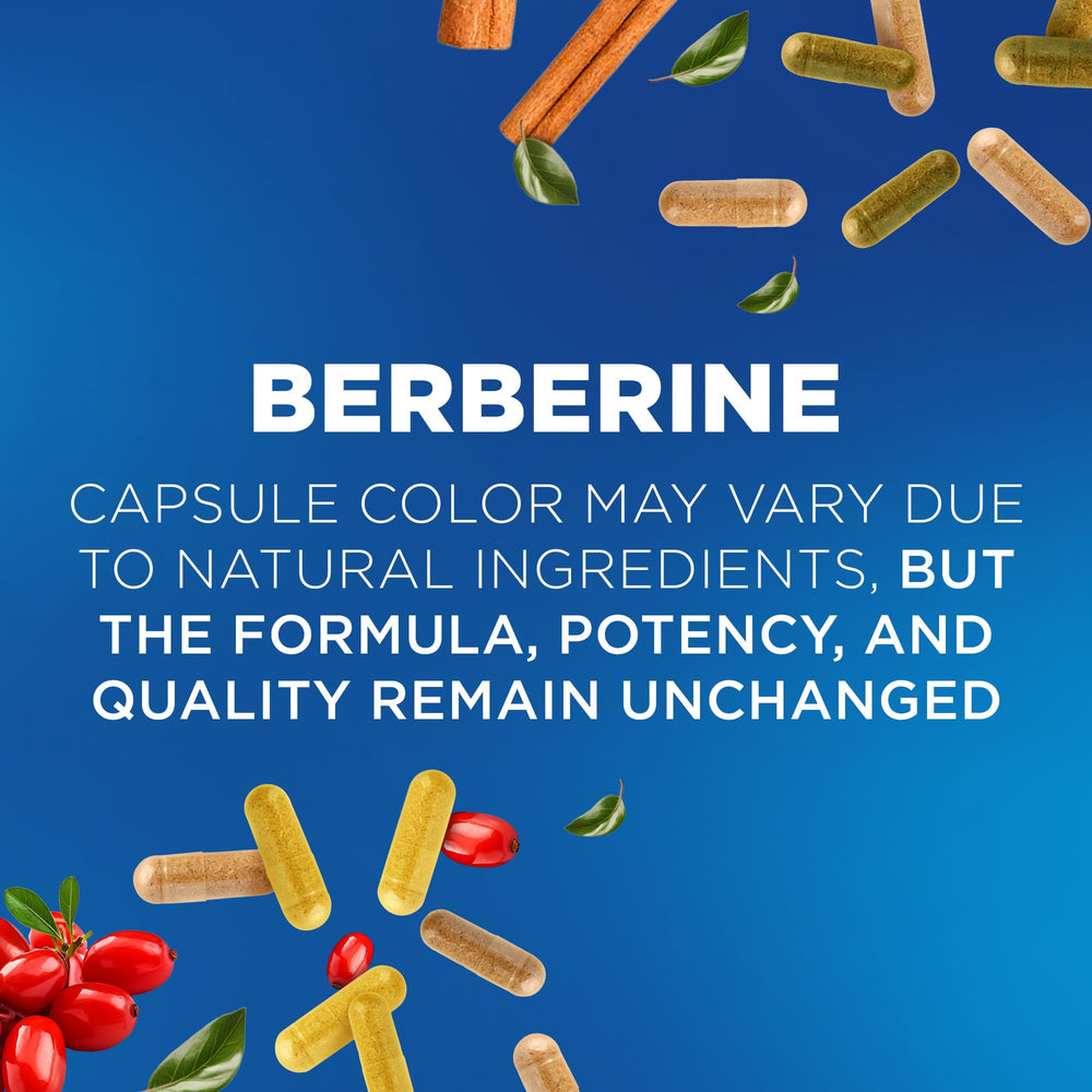 Hero image: Nutrivein Berberine HCL 1200 mg capsules