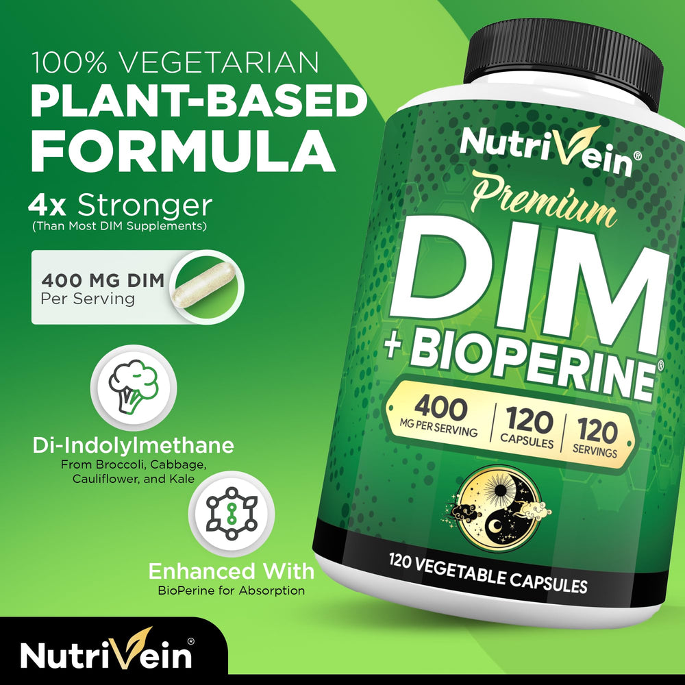 Bioperine enhances absorption with DIM