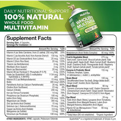 Whole-food multivitamin ingredients from real fruits and vegetables