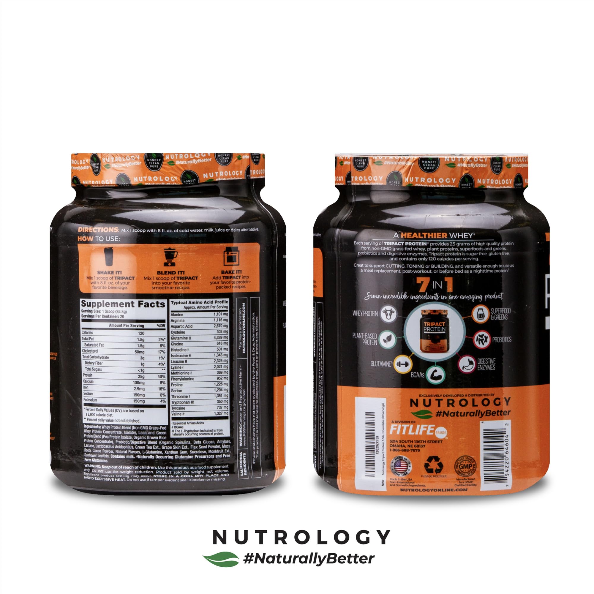 Nutrology TRIPACT pre-workout serve ready to fuel training sessions.