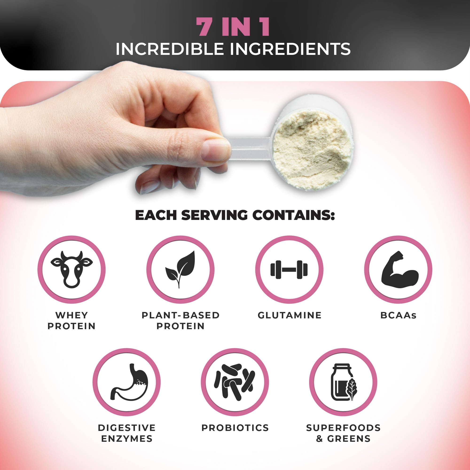 Nutrology TRIPACT shake glass berry flavor conveys delicious, smooth taste for post-workout refreshment.