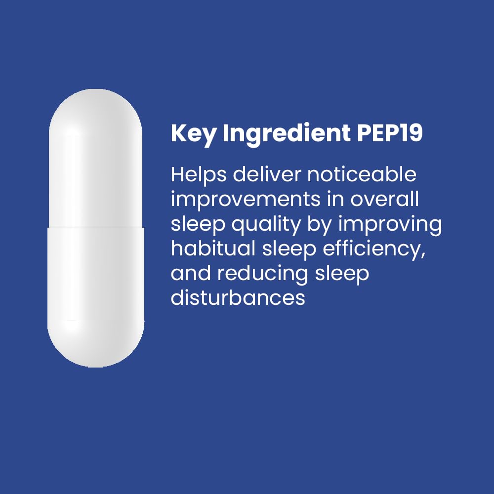 PEP19 non-habit forming sleep supplement formula