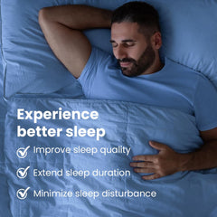 Illustration showing improved sleep efficiency with Nutrosleep PEP19