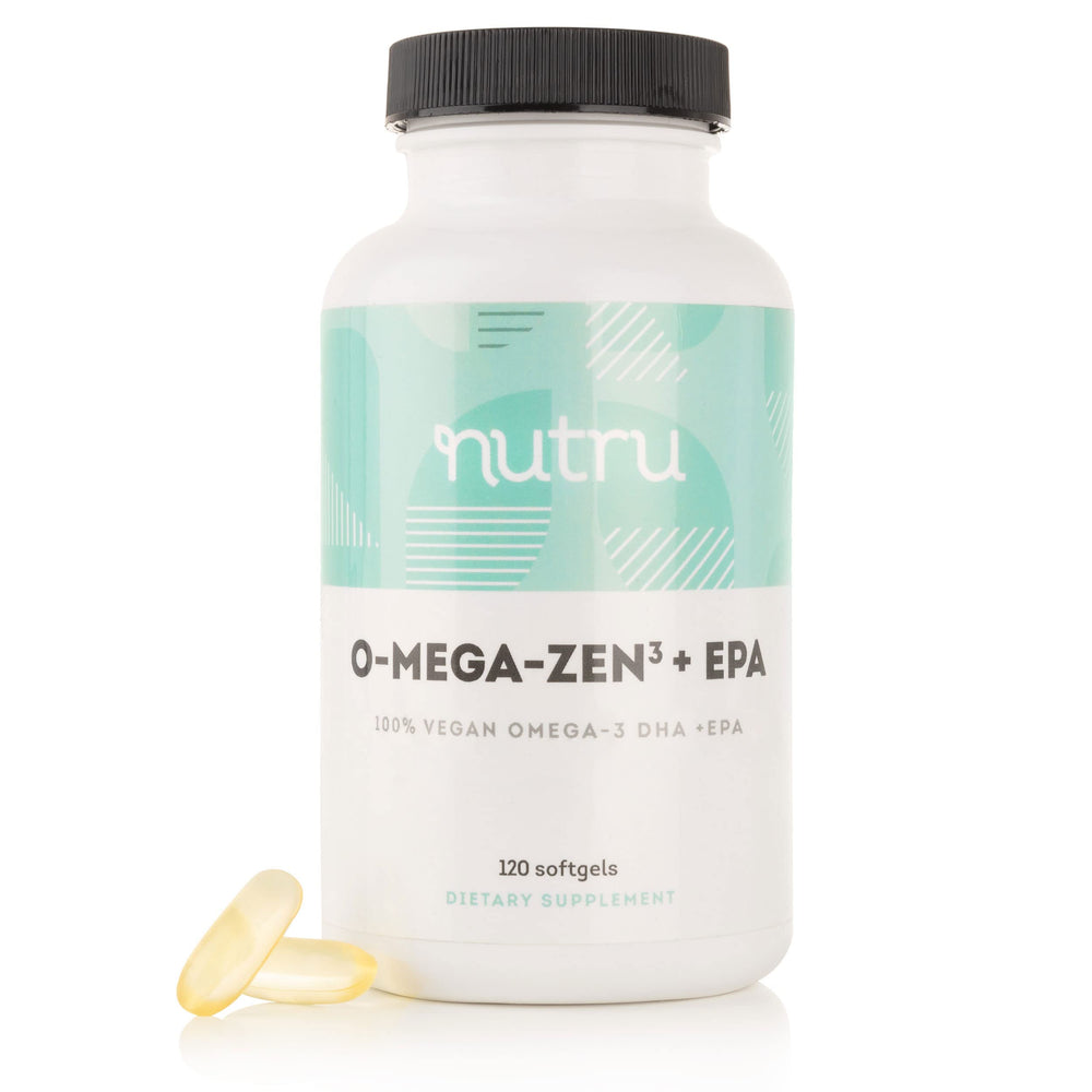 NuTru O-Mega-Zen3 +EPA vegan omega-3 softgels - carrageenan-free