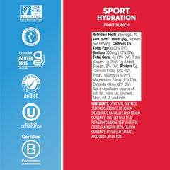 Two Nuun Active Fruit Punch electrolyte tablet bottles side by side