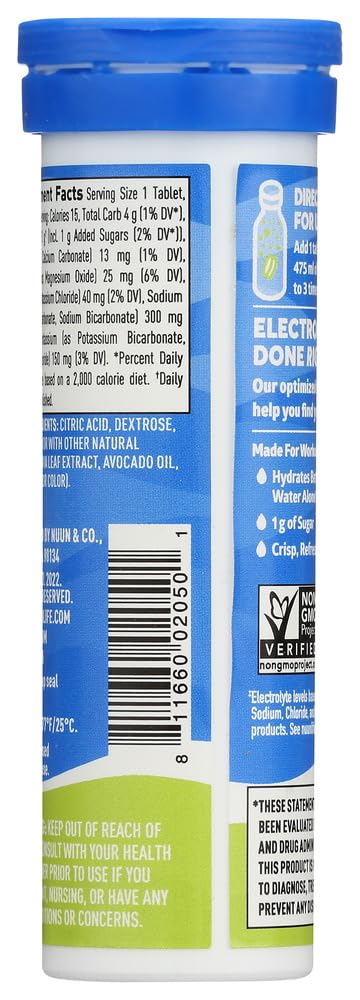 Nuun Active Lemon+Lime packaging highlights portable electrolyte options for active days