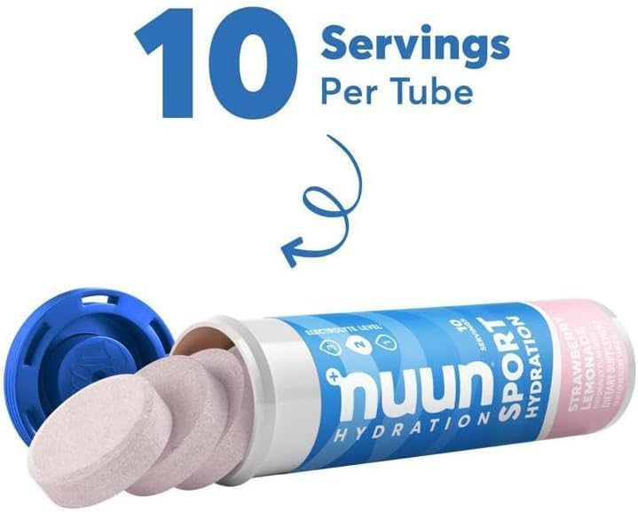 Nuun Active Strawberry Lemonade box and tubes