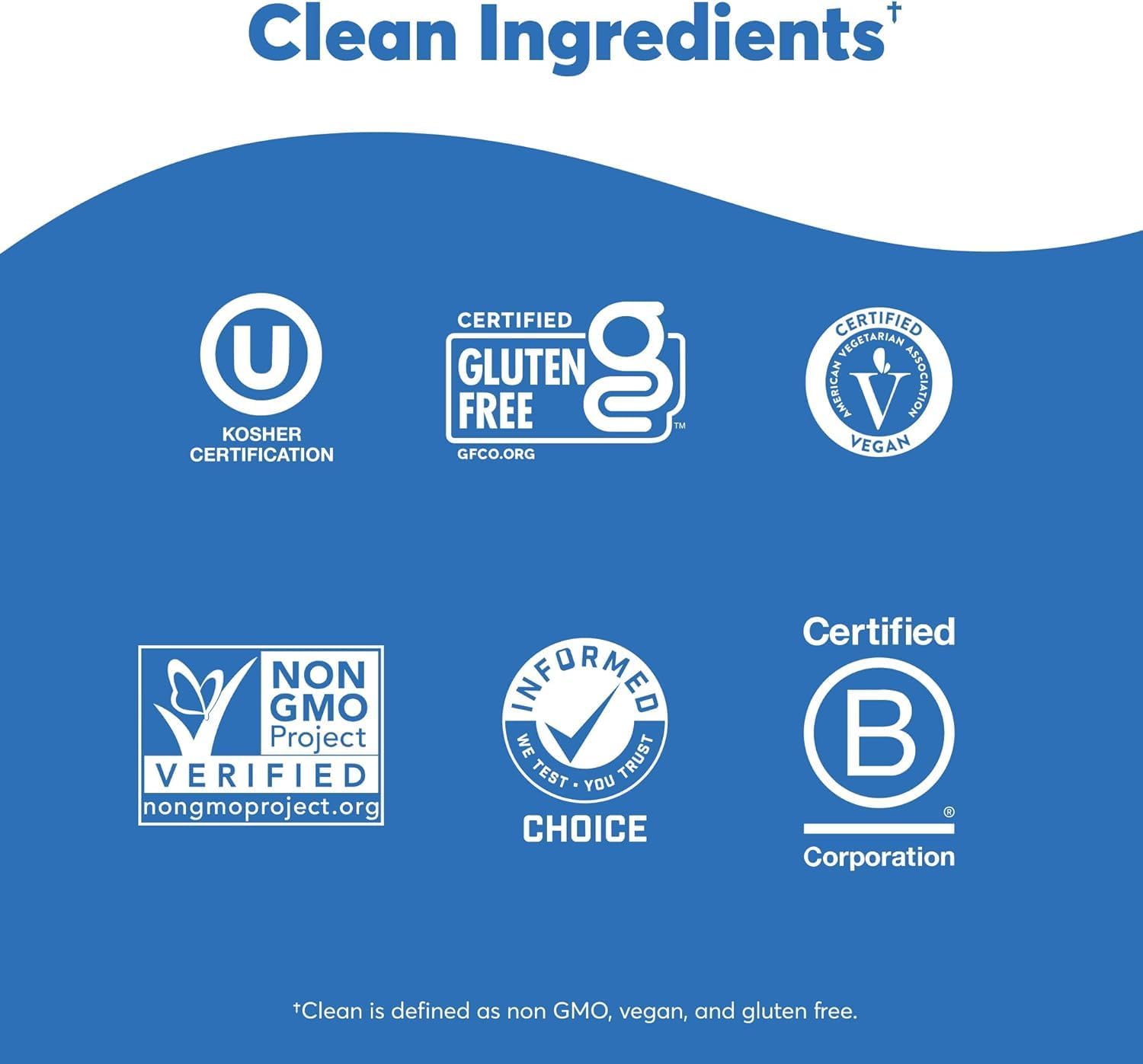 Ingredient list highlights vegan, non-GMO hydration options.