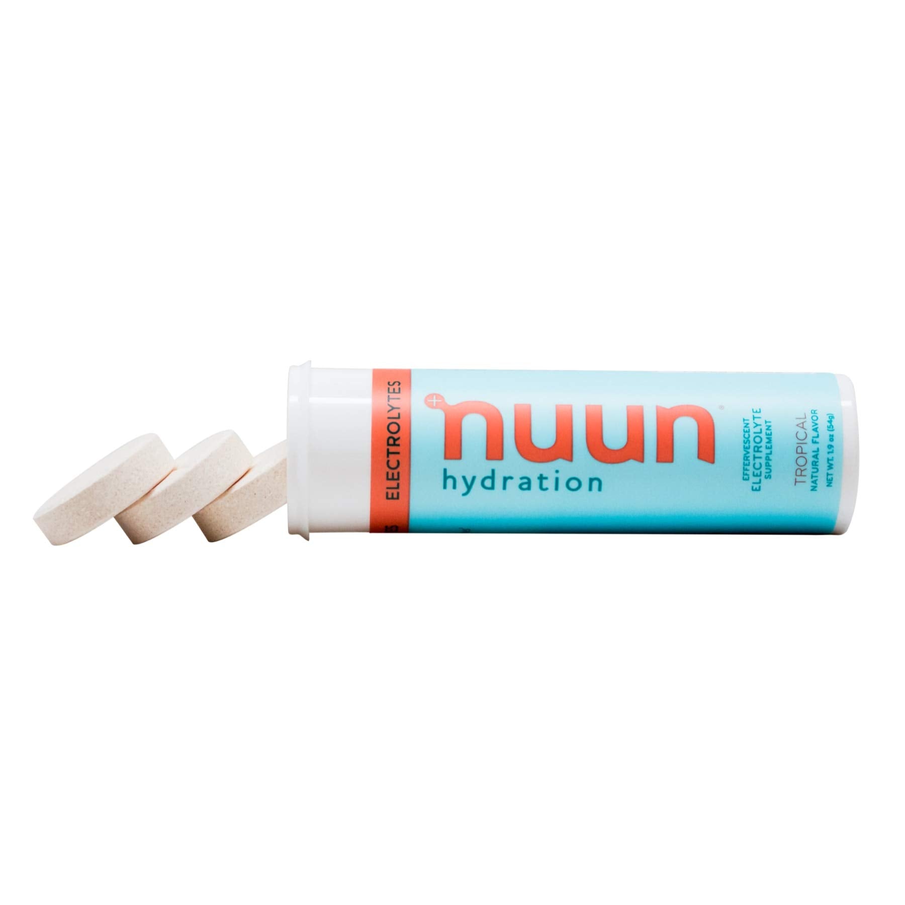 Nuun Active packaging and nutrition information