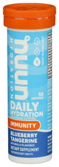Nuun Immunity Blueberry Tangerine packaging and flavor label