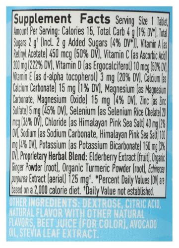 Nuun Immunity 8-pack display featuring Blueberry Tangerine and Orange Citrus flavors