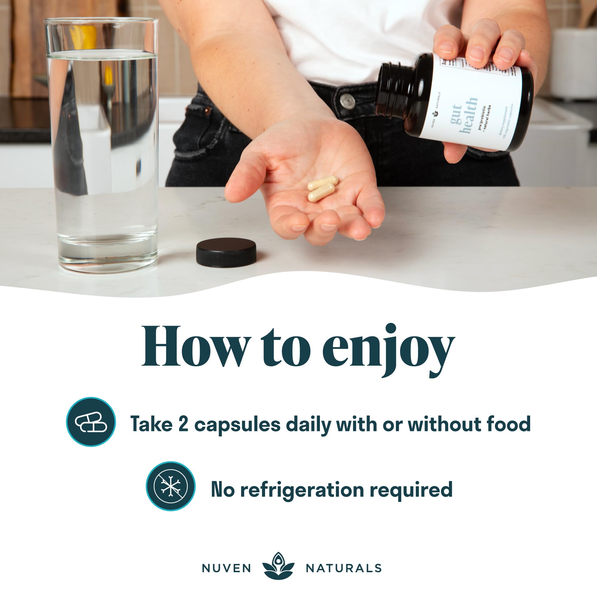 Shelf-stable, no refrigeration required