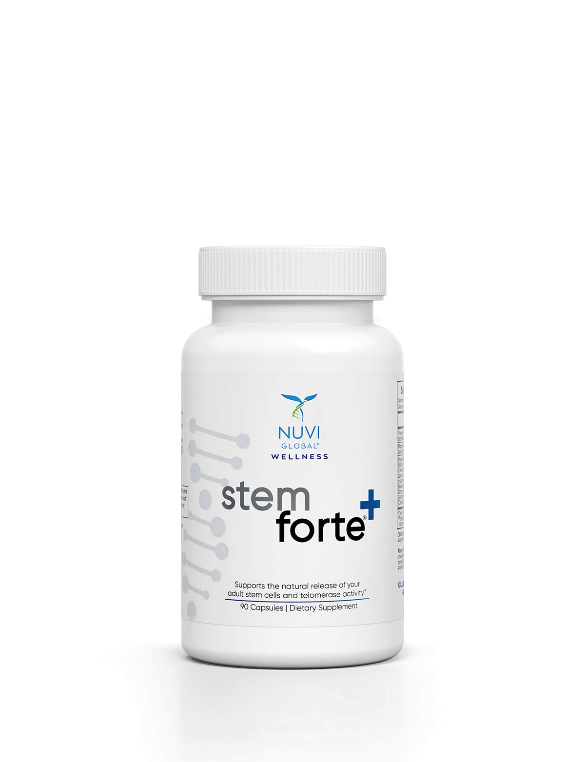 NuVi Global Stemforte Plus bottle front view