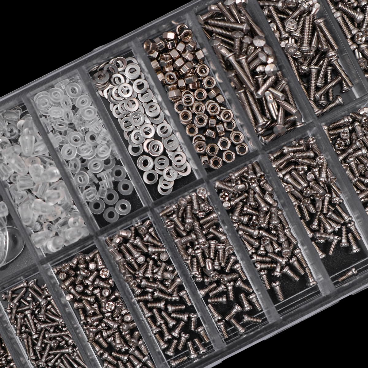 Compact screw box dimensions 10.8 by 6.5 by 1.3 cm