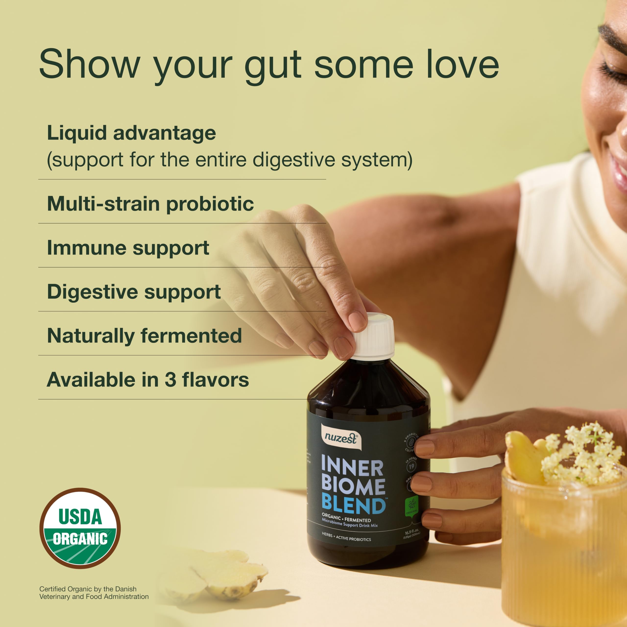 Nuzest Inner Biome Blend ingredients list