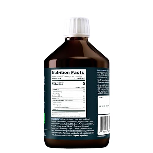 Front label of Nuzest Inner Biome Blend bottle