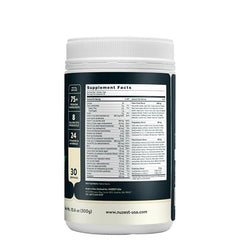 Close-up of Good Green Vitality label on canister