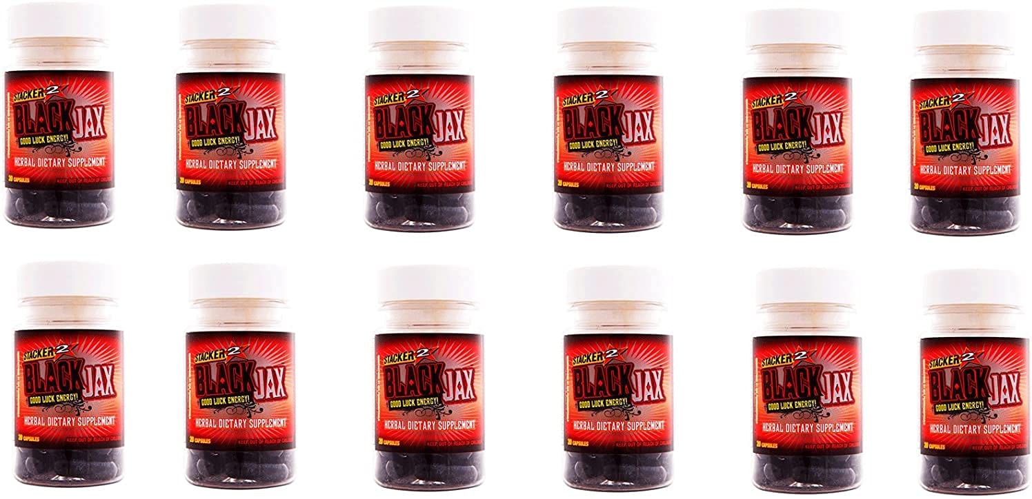NVE Black Jax Stacker 2 Case with 12 bottles for daytime energy and focus.