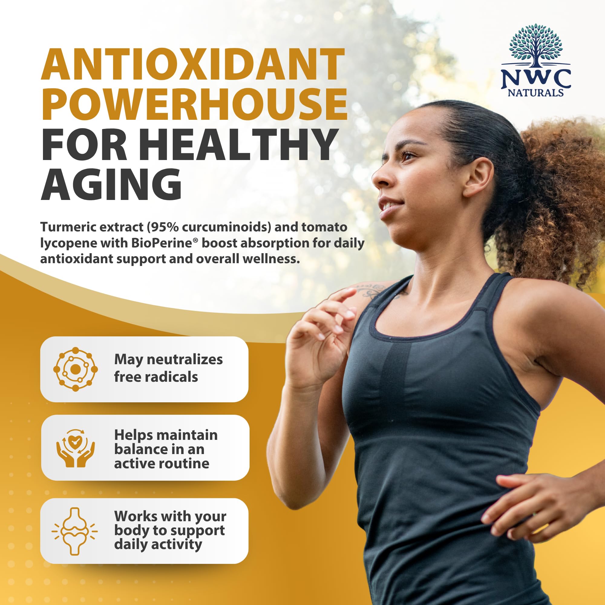 Antioxidant imagery for MSM Gold