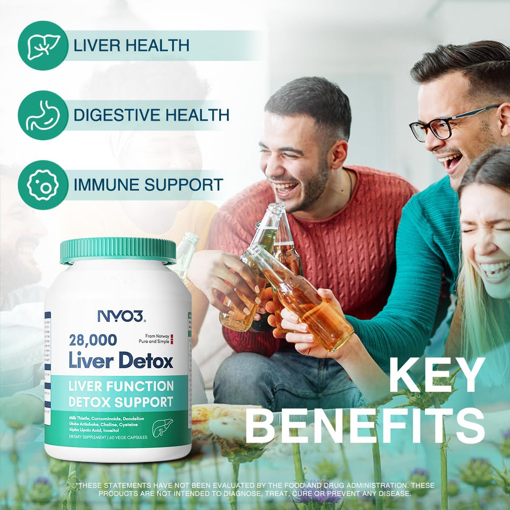 Box with NYO3 LIVER DETOX and 60 capsules