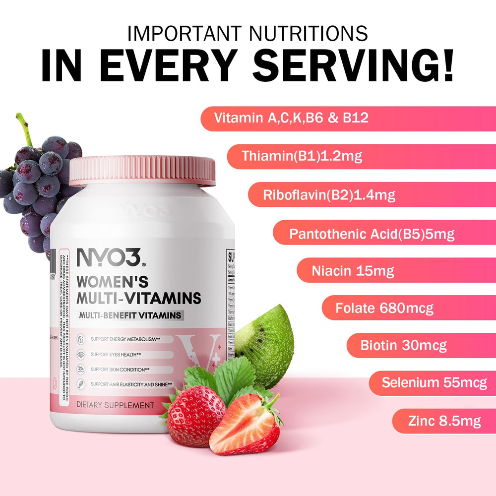 60-day supply packaging of NYO3 Multivitamin