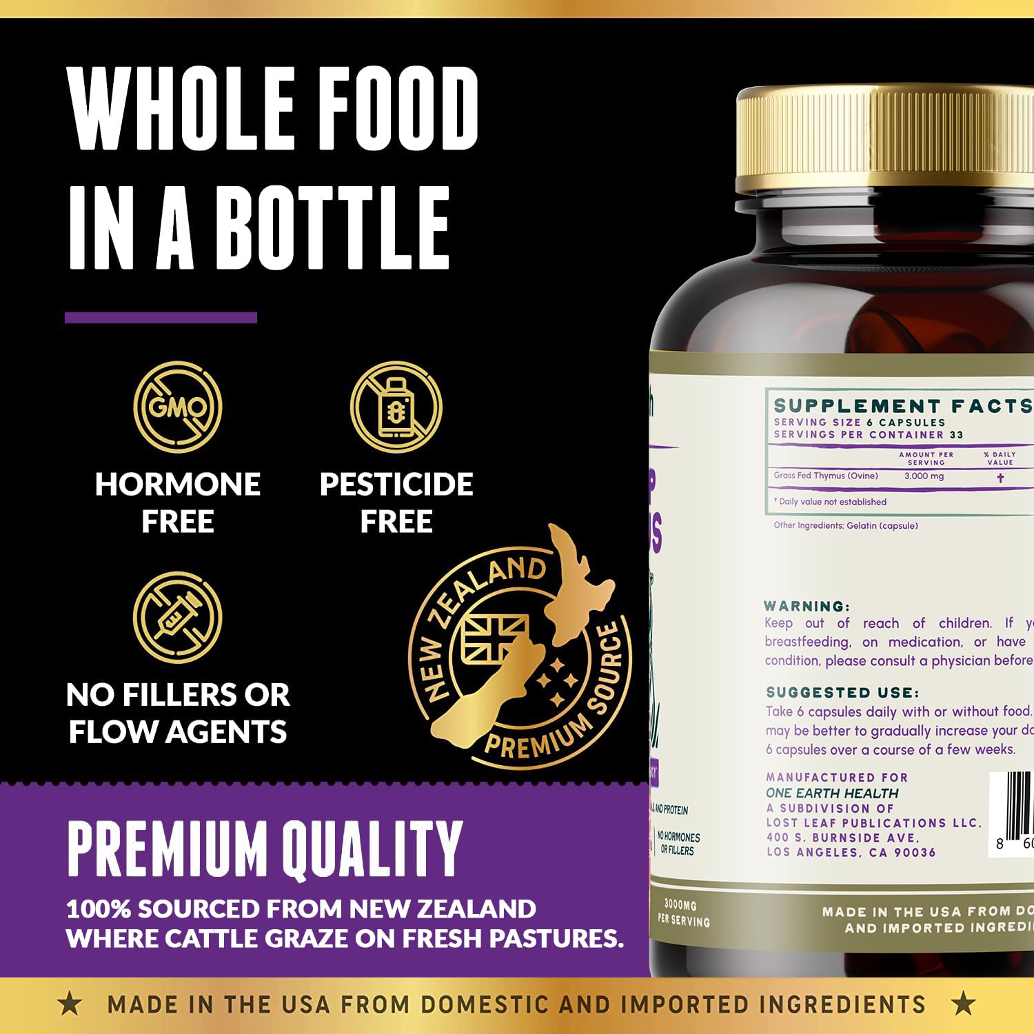 Illustration of thymus and immune support