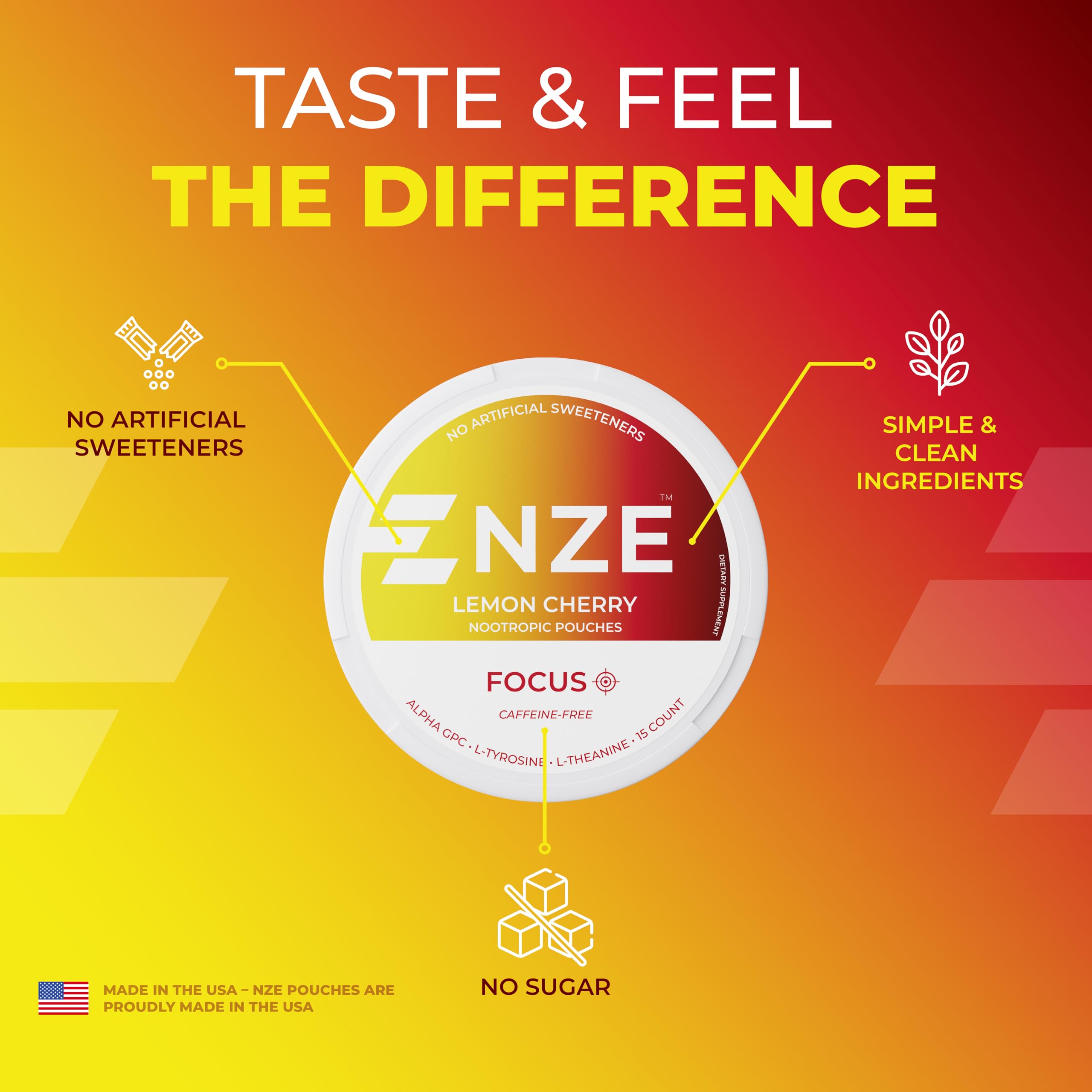 NZE on desk beside notebook emphasizes a focus-friendly routine.