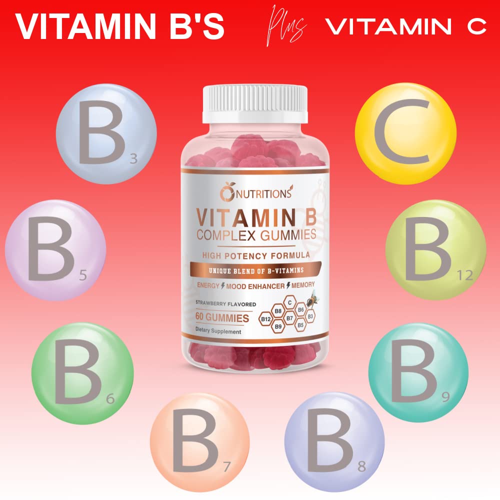 B12 and B-Complex vitamins visual icons