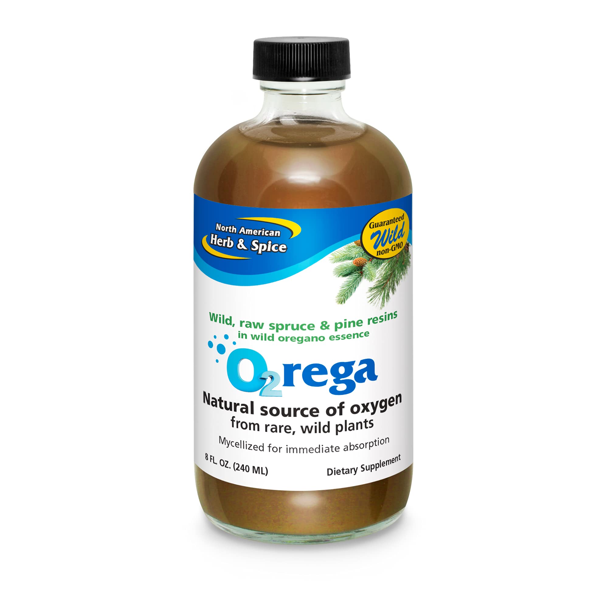 O2rega 8 oz bottle by North American Herb & Spice