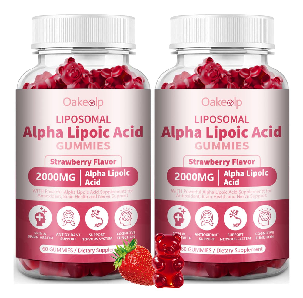 Oakevlp liposomal alpha-lipoic acid gummies 2000mg front view