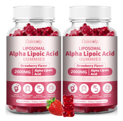 Oakevlp liposomal alpha-lipoic acid gummies 2000mg front view