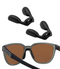 Replacement silicone nose pads for Oakley Actuator OO9250 OO9250A sunglasses - black