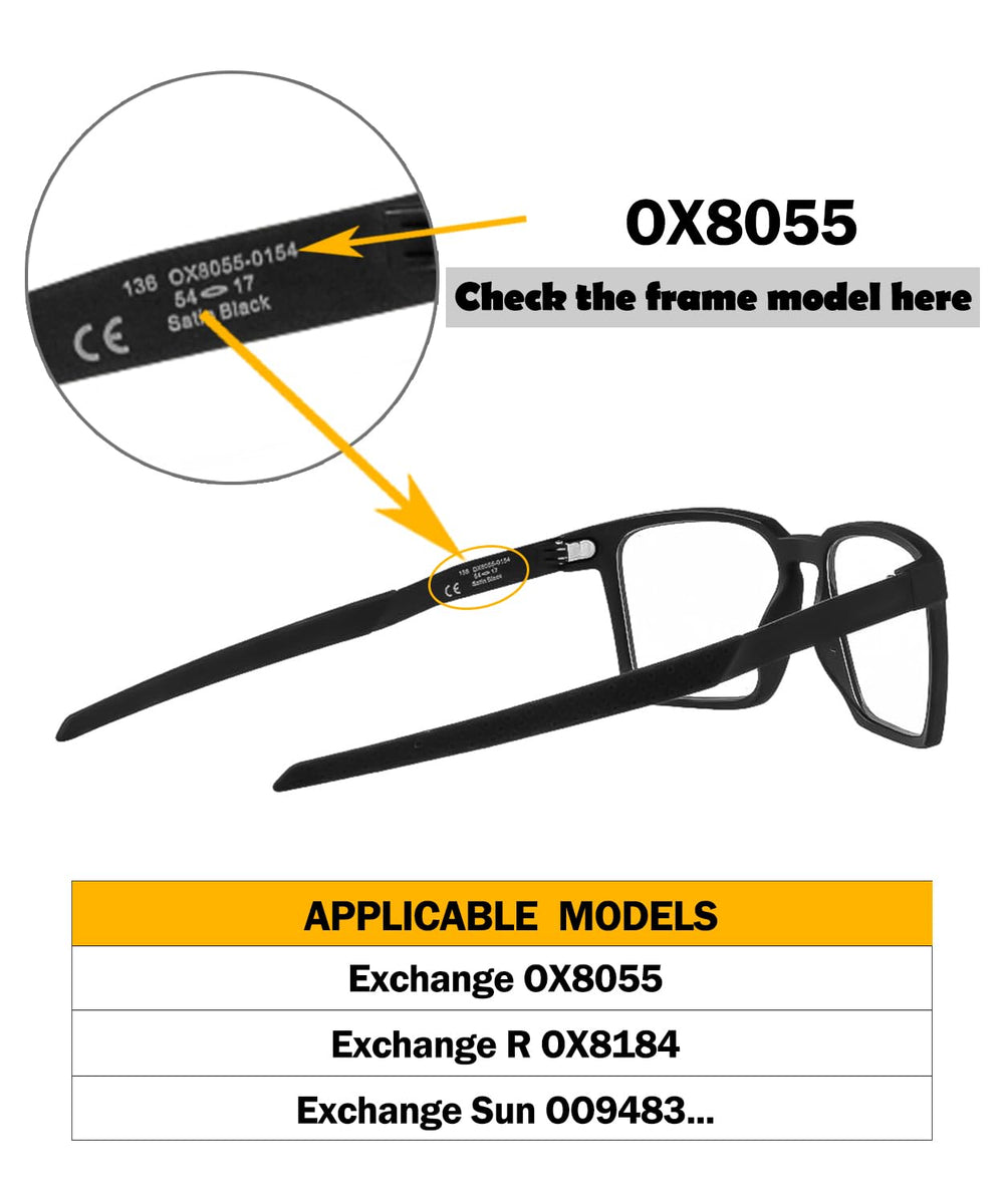 Easy installation of silicone ear tips for Oakley sunglasses