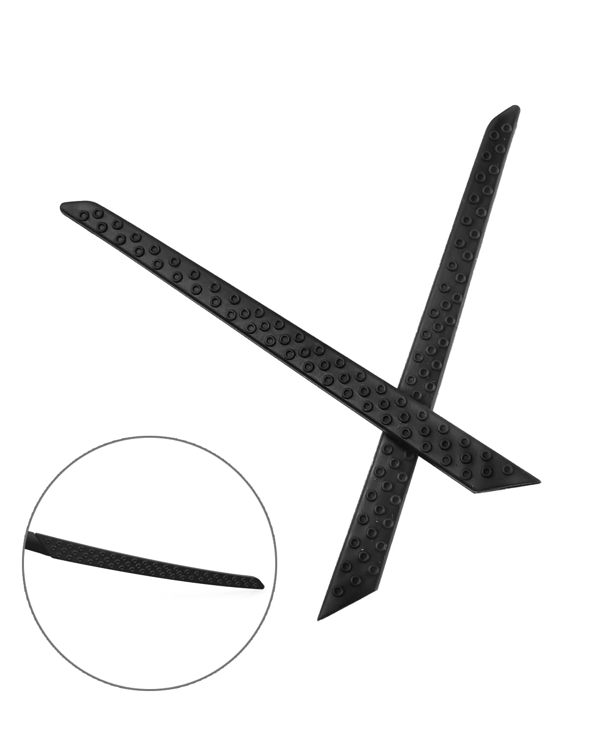 Soft, anti-slip black ear socks for Oakley eyewear