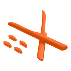 Orange ToughAsNails earsocks and nose pads kit for Oakley Fast Jacket XL OO9156