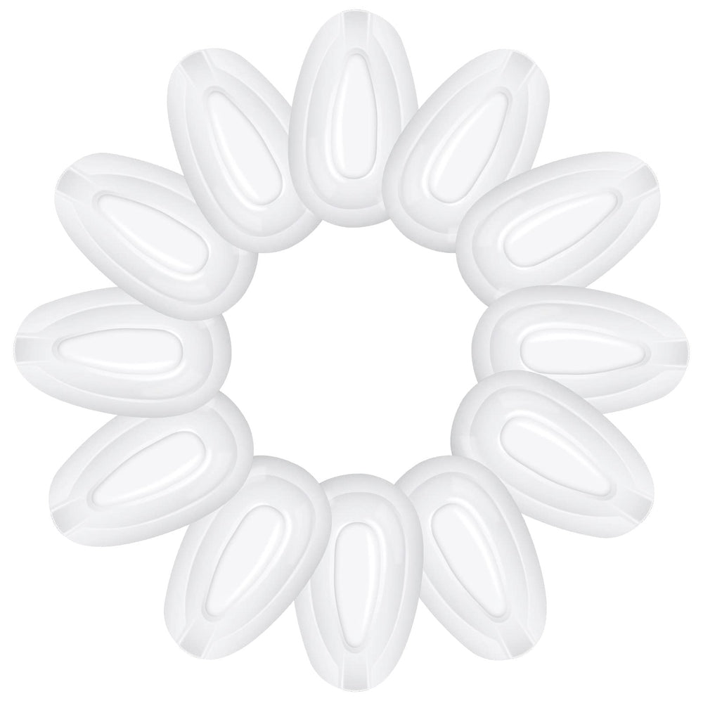 Close-up of clear silicone nose pads for Oakley sunglasses