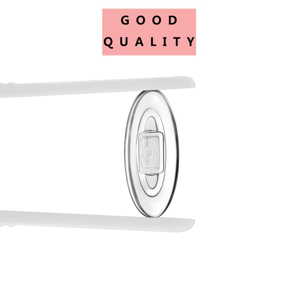 Close-up of 13mm oval silicone nose pad.