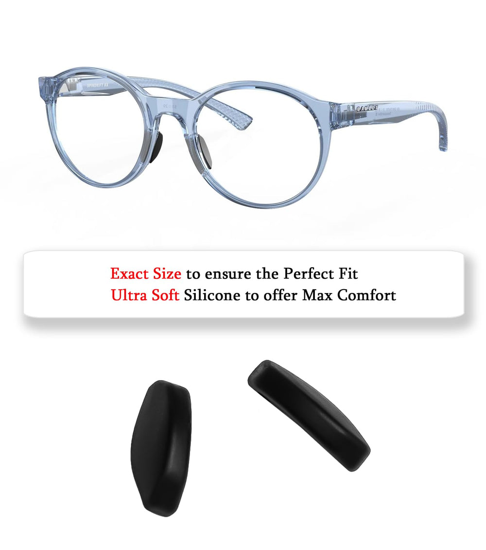 Close-up of Oakley nose pads compatible with OX8176, OX8160 and OX3238