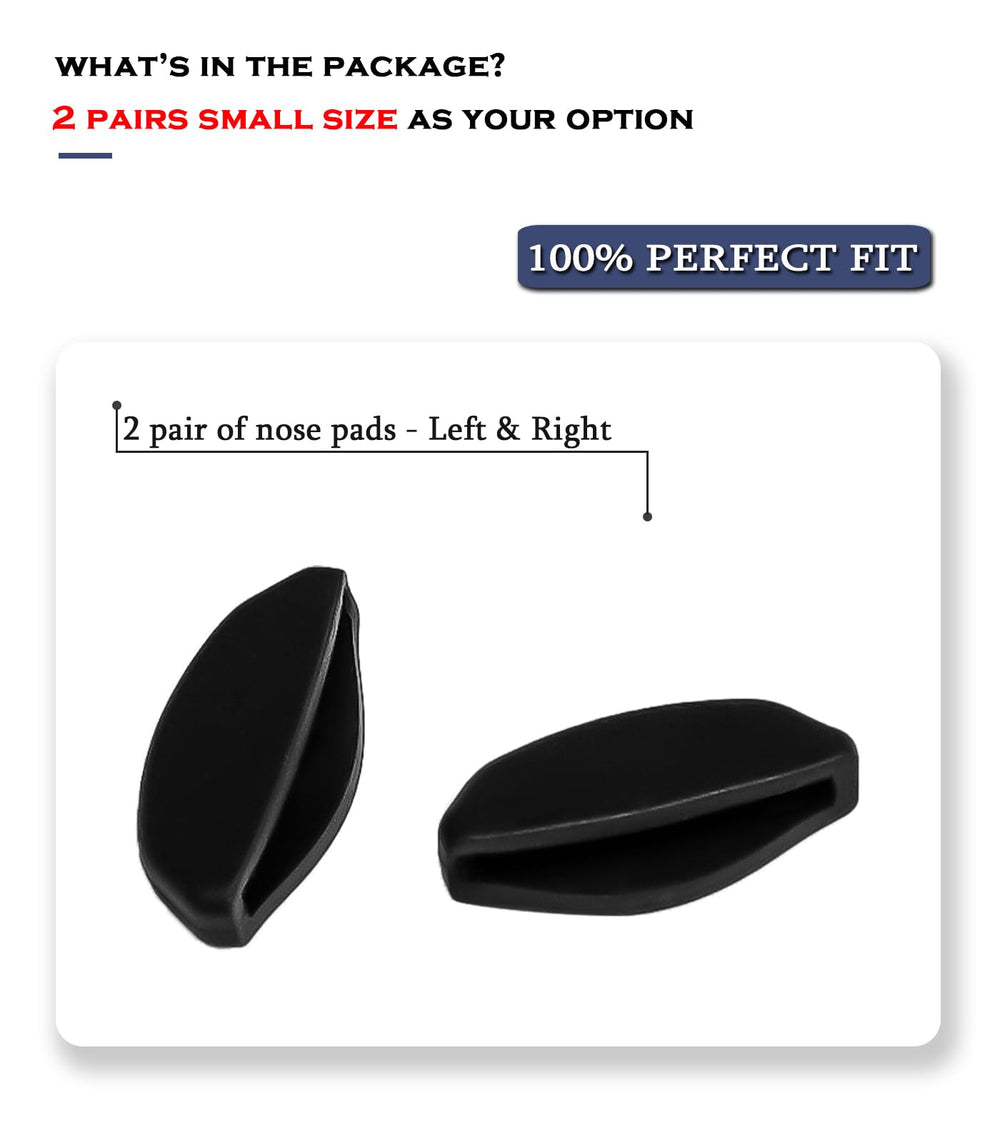 Easy install nose pads without tools