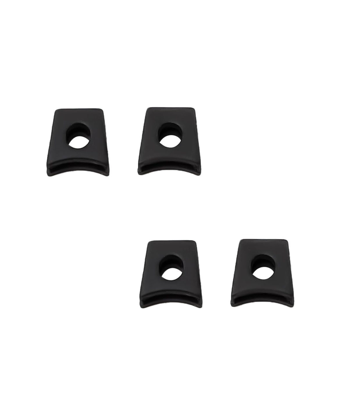 2 Pairs Black Nose Bridge Flex Couplers for Oakley OO6011 X Squared frame