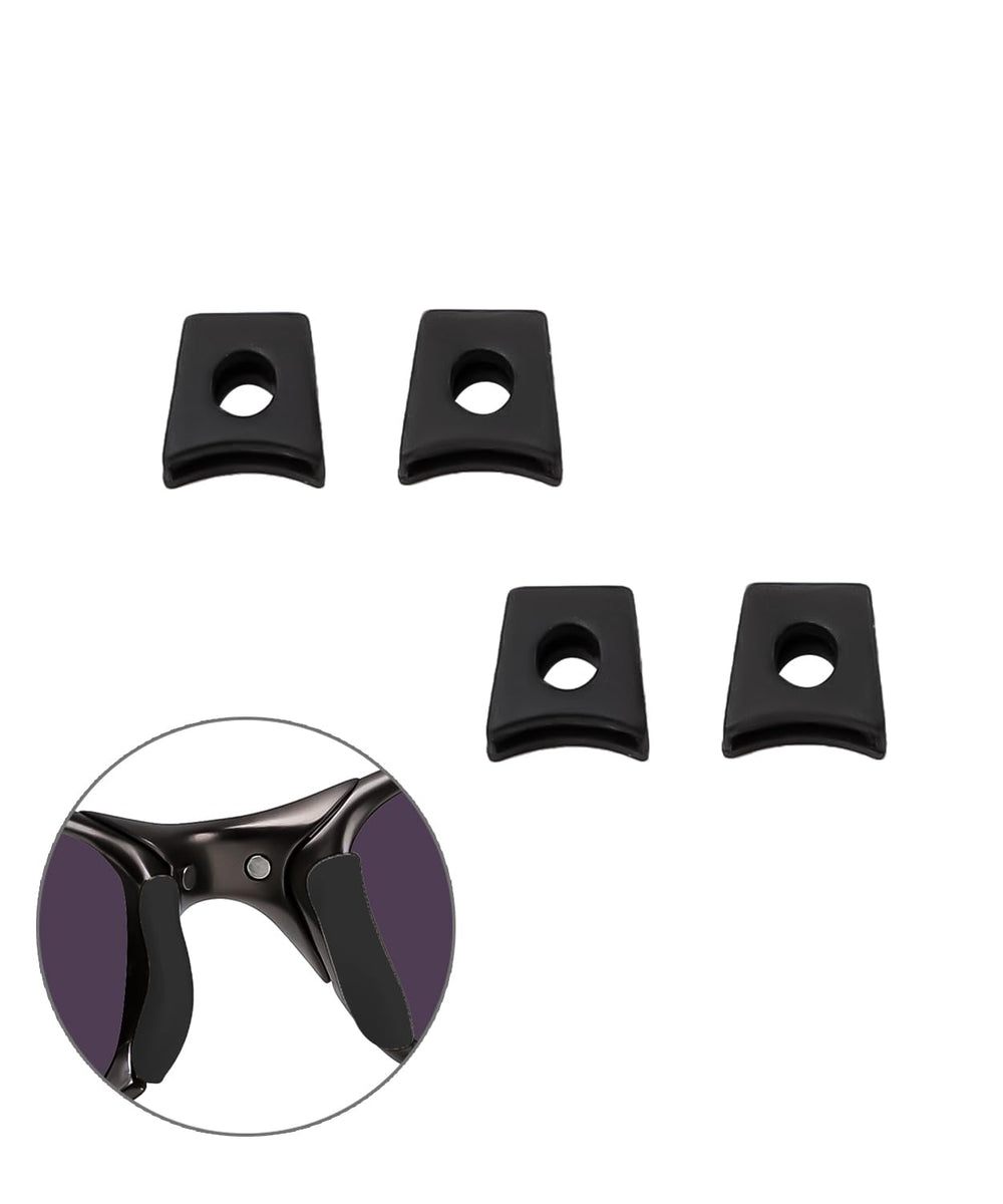 Black Flex Nose Bridge Couplers for Oakley X Squared OO6011 - 2 Pack