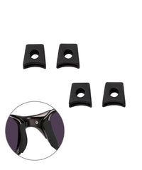 Black Flex Nose Bridge Couplers for Oakley X Squared OO6011 - 2 Pack