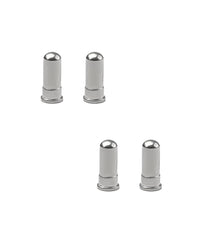 Two pairs of silver nose bridge pin rivets for Oakley X Metal frames
