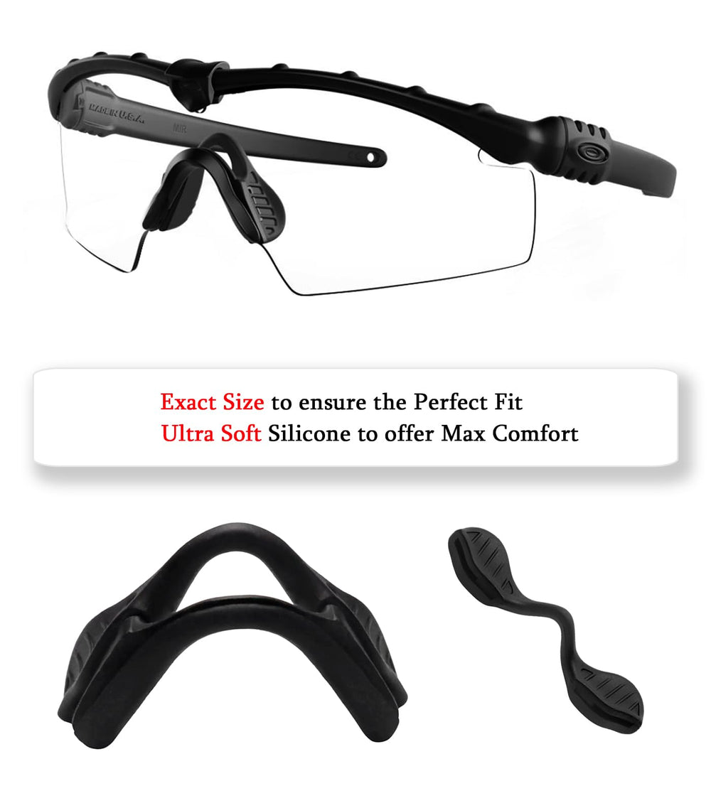 Nose pads compatible with Oakley Si M Frame 3.0 OO9146 in black