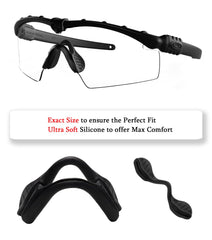 Nose pads compatible with Oakley Si M Frame 3.0 OO9146 in black