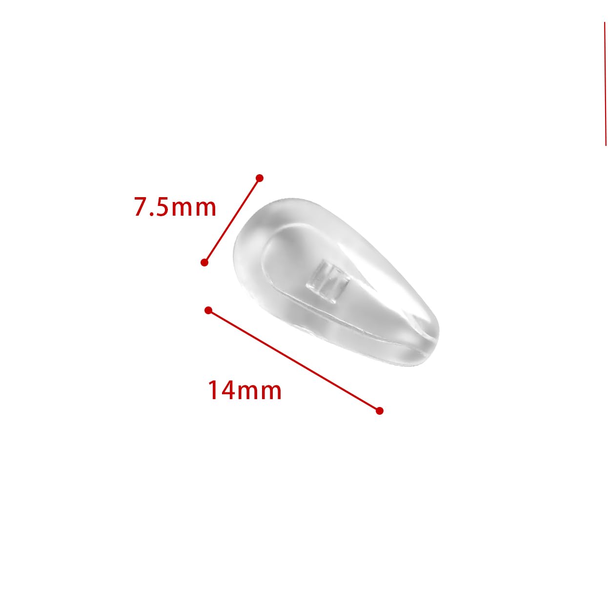 Oakley Tincup OX3184 nose pad model